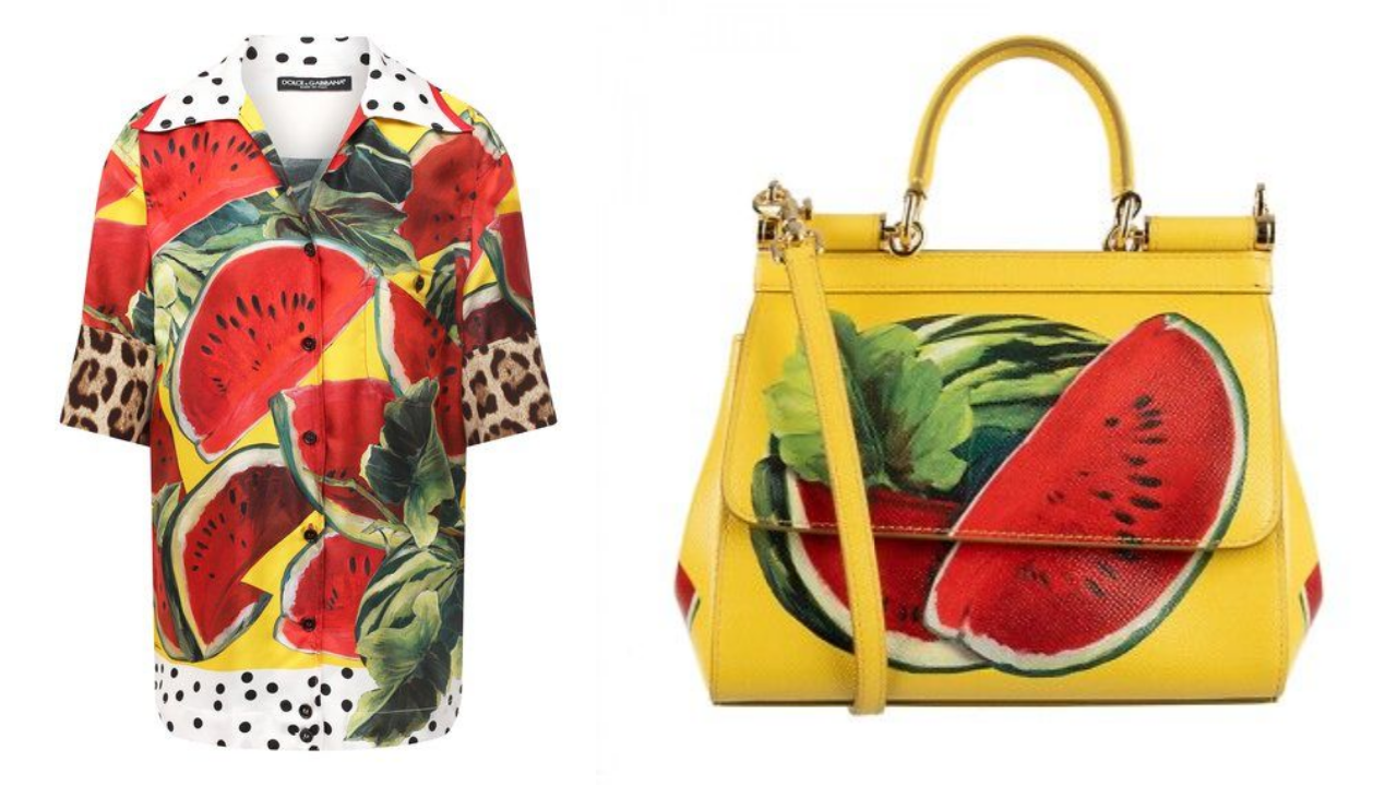 Арбузный мотив в коллекции Dolce & Gabbana