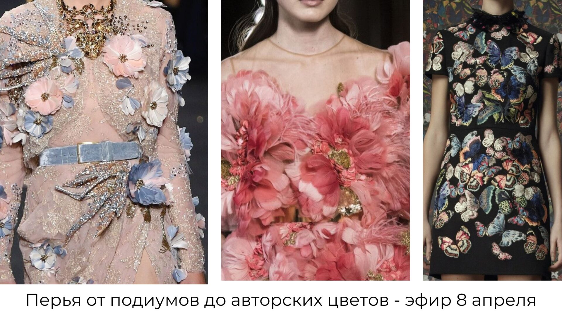 Перья на подиуме и в цветах - эфир 8 апреля