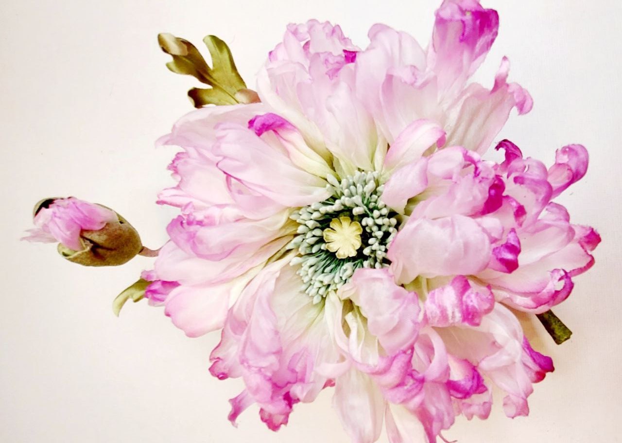 SilkFlora - Шёлковая флористика - пион от Полины Кузнецовой