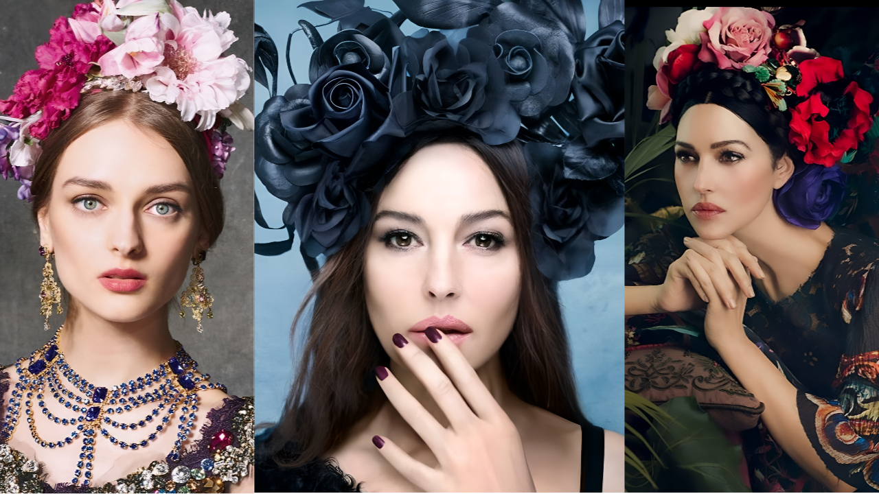 У Dolce & Gabbana цветы всегда эмоциональны