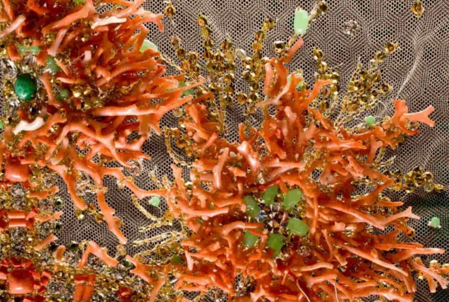 Вышивка кораллами от Пино Грассо