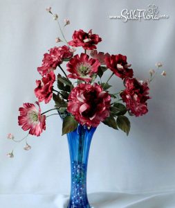 silk-flowers-burlakova-elena-12 Ученическая работа Елены Бурлаковой