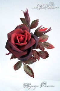 silk-flowers-demina-nadezhda-12 Ученическая работа Надежды Деминой