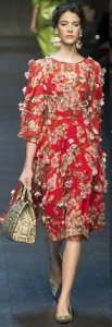 Цветочное платье от Valentino